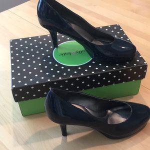 Navy Patent Heals by Kelly & Katie